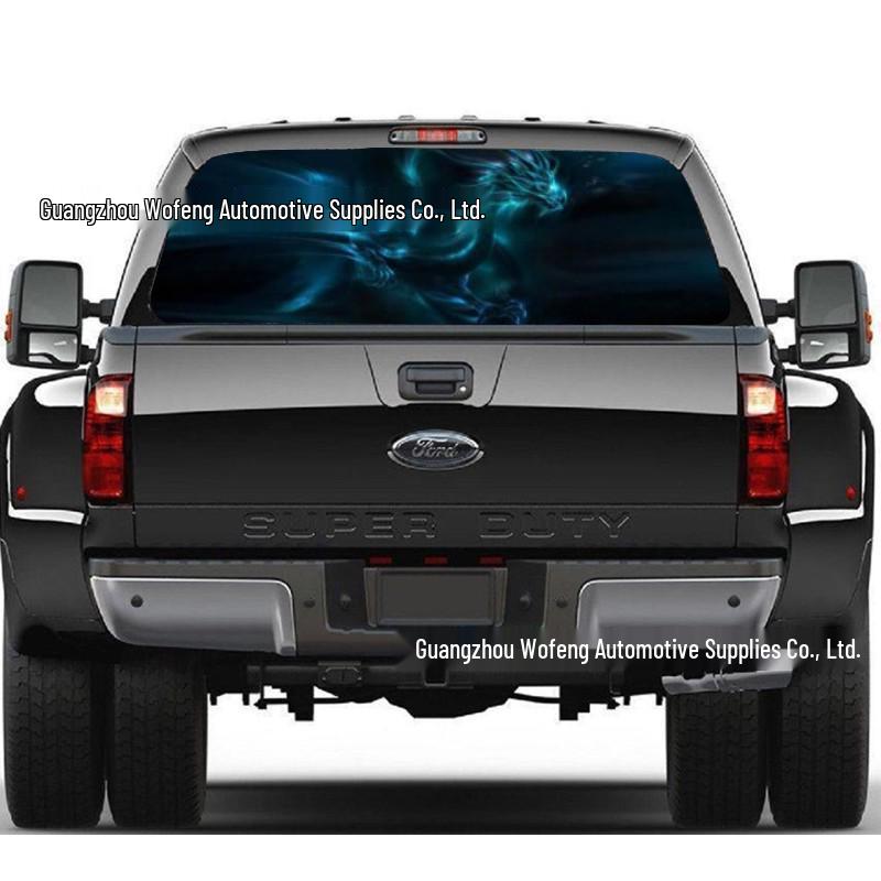Blue Dragon Totem Rear Window Sticker for Trucks & SUVs A184