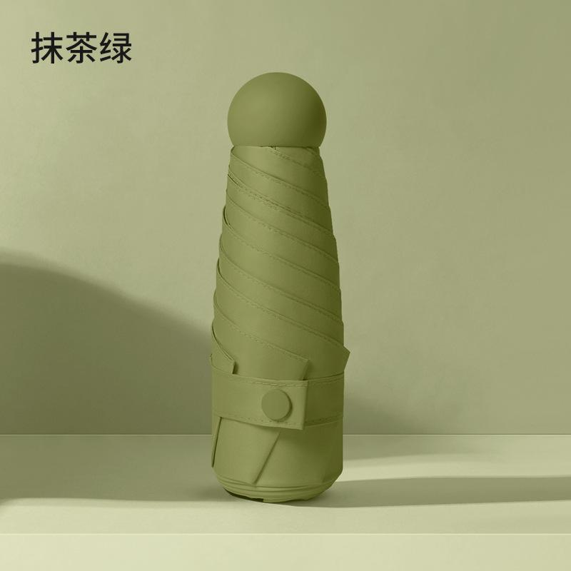 50% off vinyl parasol sunscreen UV protection sun umbrella weather and rain folding pocket umbrella