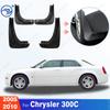 4 Pezzi Paraspruzzi Durevoli in ABS per Chrysler 300C 2005-2010 2007 2008 2009 Paraspruzzi per Auto Protezioni Parafango Facili da Installare Accessori Auto
