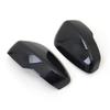 For Mitsubishi Eclipse Cross 2018- Rearview Side Mirror Cover Wing Cap Exterior Door Rear View Case Trim Carbon Fiber Look