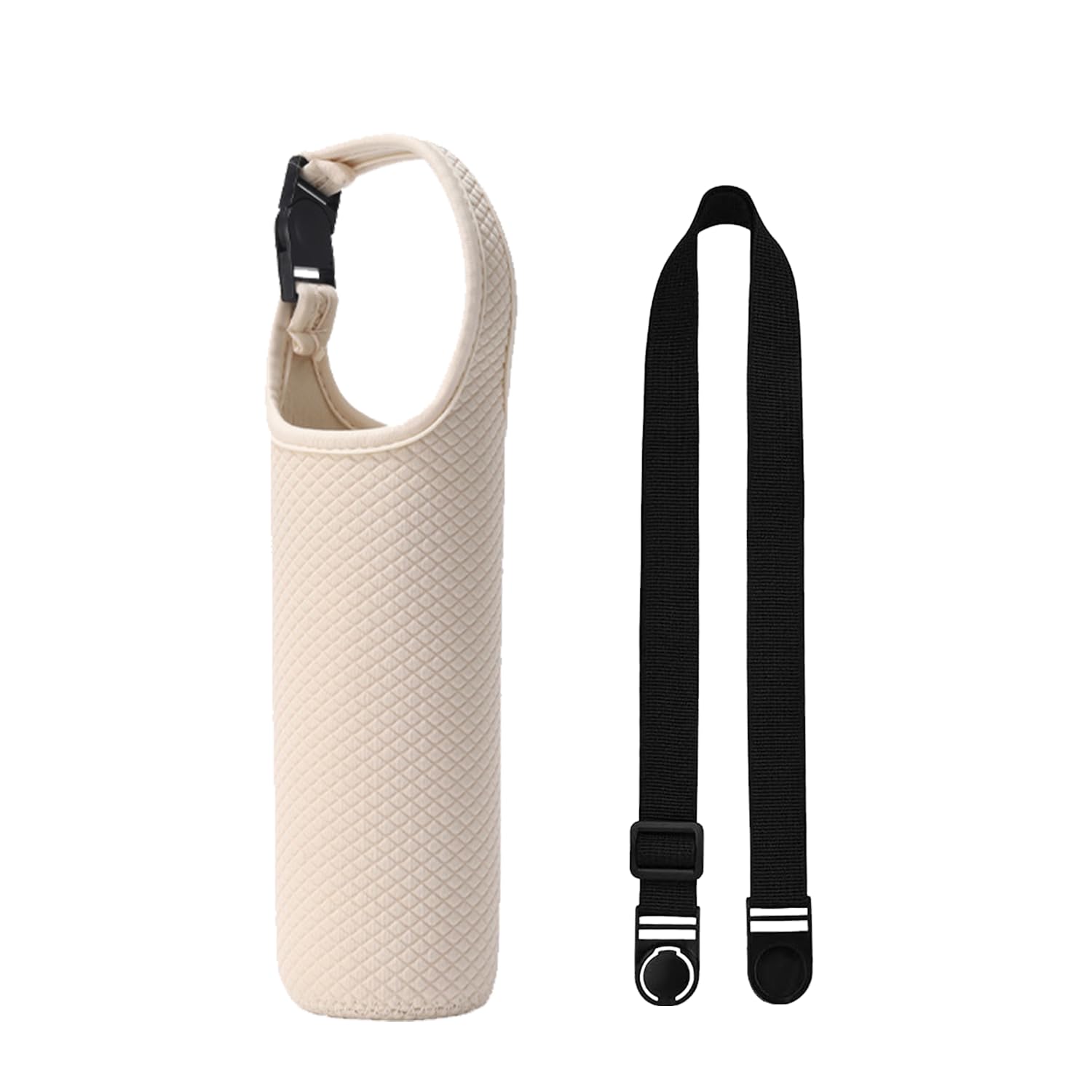 

Чехол для бутылки с водой, Держатель для бутылки, Чехол для ПЭТ-бутылки с ремешком, Изолирует бутылки объемом 600 мл, 500 мл и 450 мл, Стильный для детей и пассажиров, Спорт и