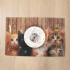 1PC Cats Printed Placemats Birthday Party Decoration Kids Adults Favors Placemats Happy 1st Birthday Baby Shower Table Decor