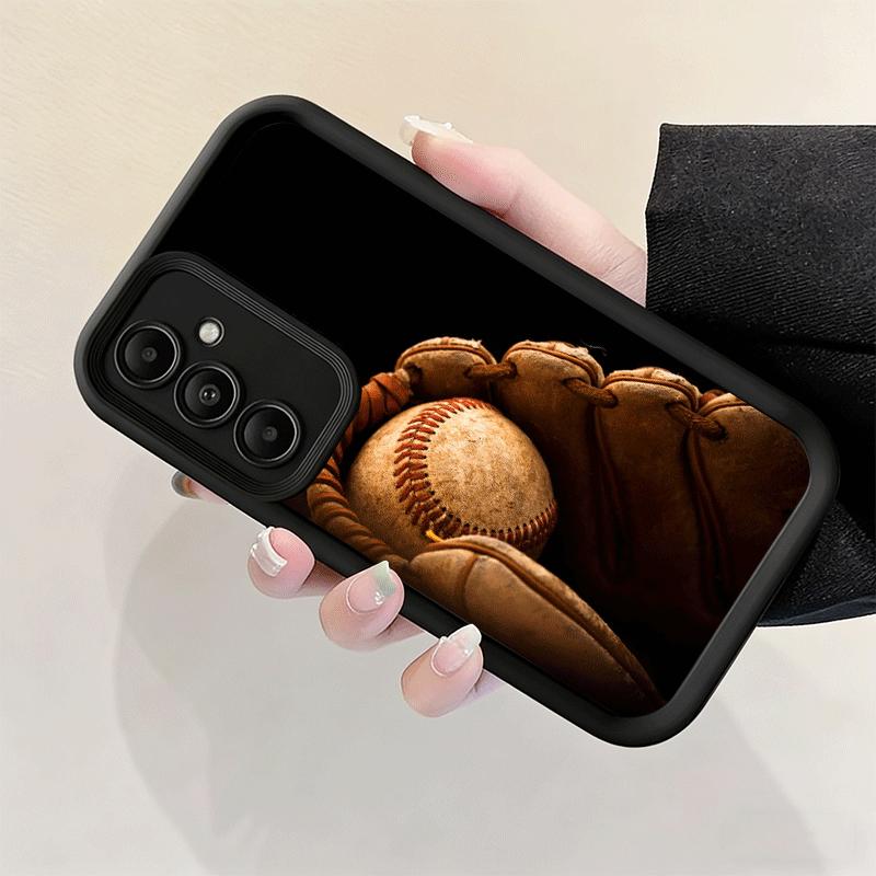Phone Case for Samsung Galaxy S26 S25 Ultra S24 FE Baseball Sport Shell S23 Plus S22 + S21 S20 5G Soft Silicone Funda