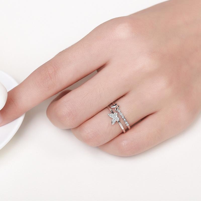 925 Sterling Sliver Rings Shining Zircon for Women Wedding Engagement Jewelry Fashion High Quality