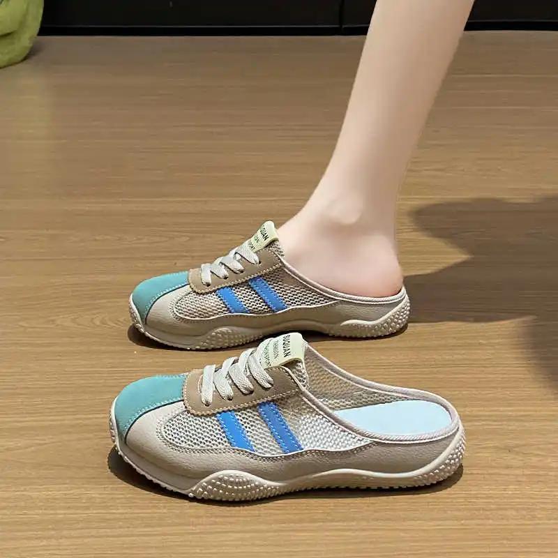 Flatform With Holes Women's Demi-season Shoes Walking Offers Women Tennis Shoes Sneakers Sport Beskets Shuse Designers Boty