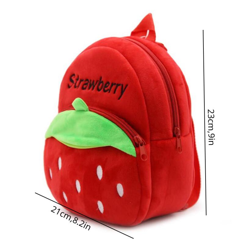 Cute Kids Toddler Backpack Plush Toy Backpack Snack Travel Bag Pre-School Bags for Girls Boys