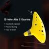 12-Loch Alto C Ocarina Tragbares Musikinstrument mit Schutztasche
