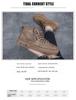 Men's High Top Casual Black Martin Boots for Spring and Autumn - Trendy All-Match Sports and Work Shoes.