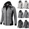 Men's  Winter Warm Casual Zipper Long Sleeve Hooded Coat Top Blouse Jacket