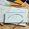 Maruman Sketchbook Postcard Size Design Series Tennori Binding Drawing Paper Medium Opening 50 Sheets S255X120 120 Books