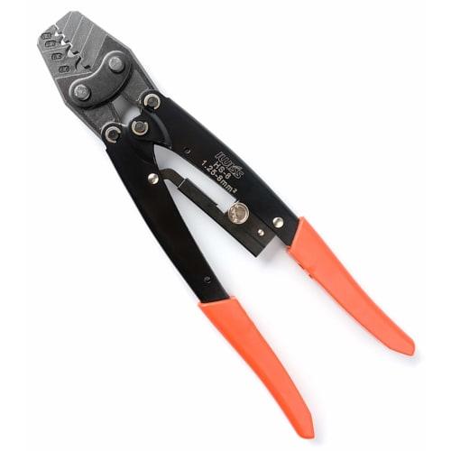 IWISS HS-8 Bare Crimp Terminals, Bare Crimp Sleeves, Crimping Tool, General-Purpose Type, Compatible with 1.25-8sq Connectors