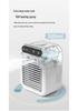 Portable Mini Desktop Cooling Fan - Mobile Air Conditioner for Dorm Rooms, Compact Cold Air Fan for Students