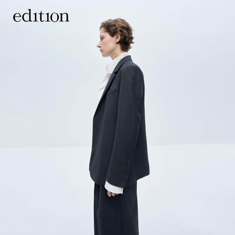 Edition Women's Double Pleat Wool Blend Wide-Leg Trousers