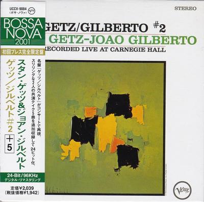 CD STAN GETZ JOAO GILBERTO  Getz  Gilberto 2 5 24bit  Pep UCCV9004 Verve Records 2001 Japan Jazz Used