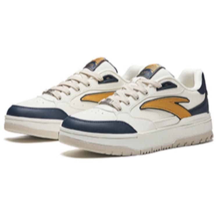 Anta 982 Fabric Synthetic Leather Comfortable Versatile Non-Slip Wear-Resistant Low-Top Skate Shoes Men Sneaker White Black 112448068-9