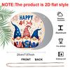 Patriotic Wall Decor, Vintage Independence Day Hanging Decor with Happy 4th of July, American Flag Gnomes, Fireworks & Stars - Lightweight Durable