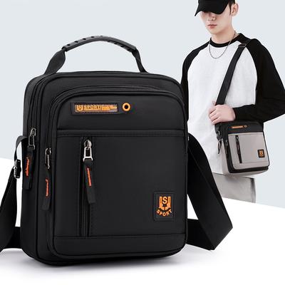 Men's Business Crossbody Shoulder Bag – Durable Oxford Cloth Sling with Big Capacity & Multiple Compartments