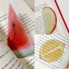 10Pcs Cartoon Fruit Bookmarks Realistic Fruit Acrylic Bookmarks Reading Aid For Book Lovers Library Travel Daily Use