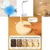 Led Study Desk Lamp With Usb Rechargeable Power For Students Reading And Eye Care