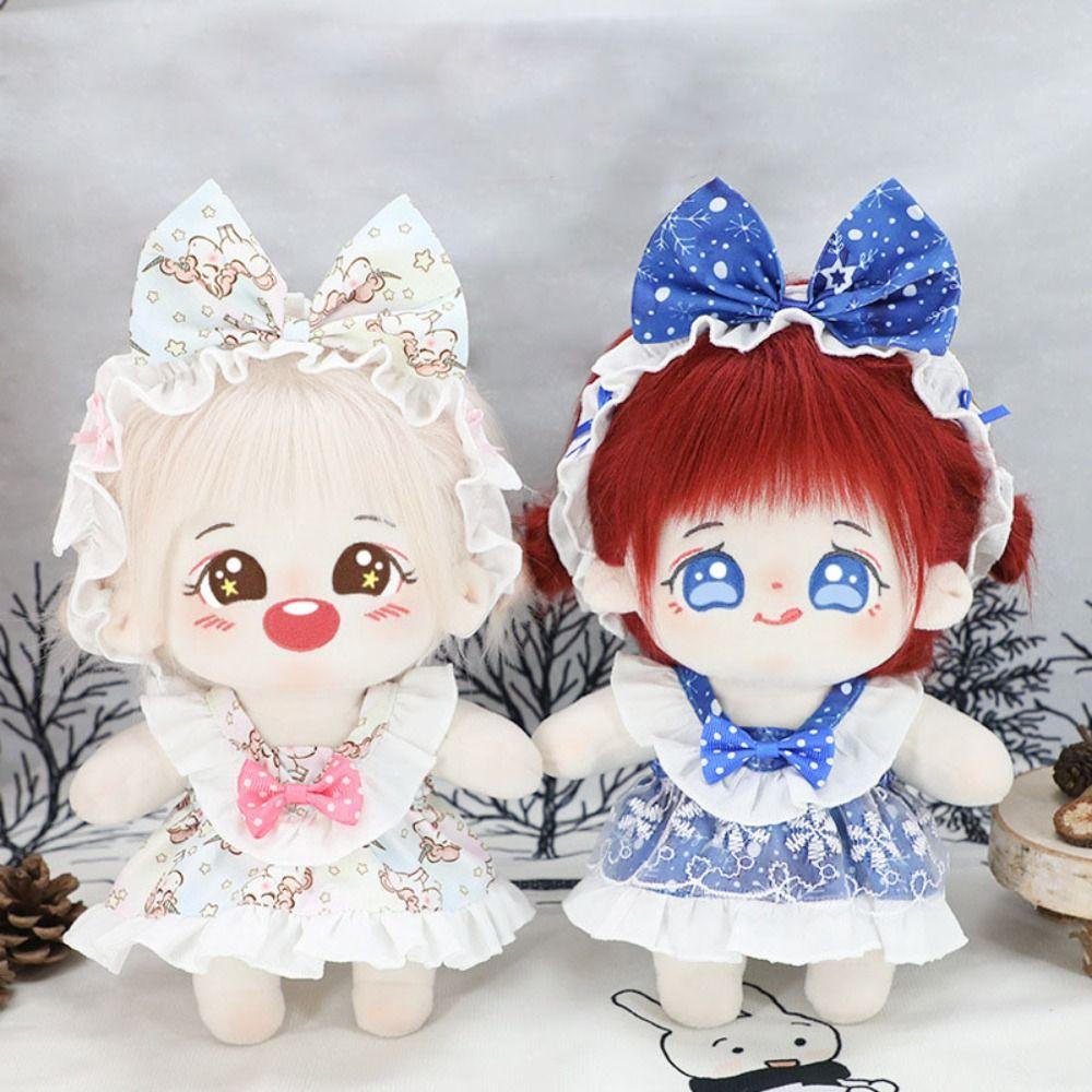 

With Headband Accessories Doll Lovely Clothes Plush Dolls Clothes 20cm Cotton Doll/EXO Idol Dolls