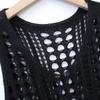 Summer Women's Knitted Hollow Out Tank Top Cover Up Beach Holiday Bikini Outer Short Dress Sun Protection Shirt Beach Dress