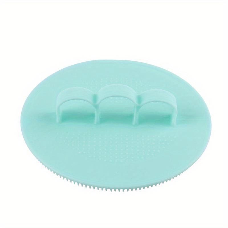 Silicone Body Scrubber Natural Bristles Skin Exfoliator Scrub Shower Sponge Brush Silicone Bath Shower Brush