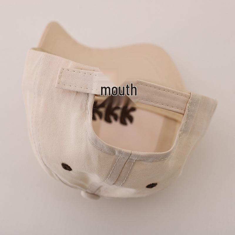 Modna Haftowana Czapka Baseballowa dla Dzieci na Wiosnę 2026 - Nakrycie Głowy Chroniące Przed Słońcem dla Chłopców i Dziewczynek