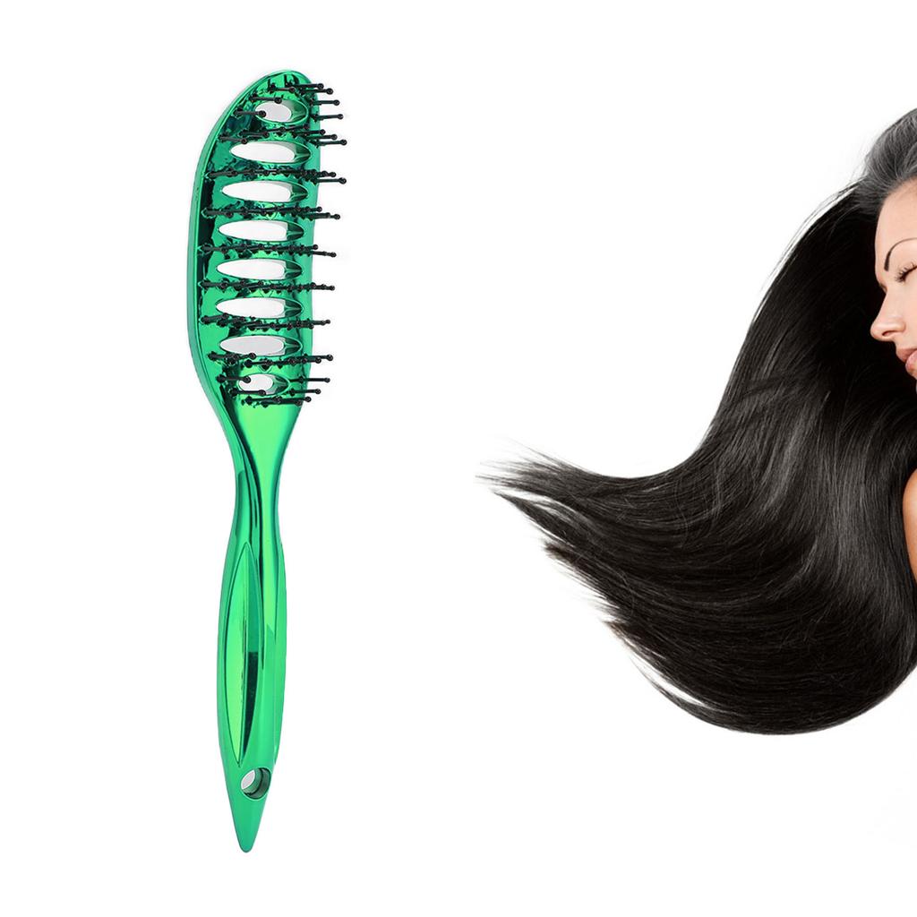 Hair Brush Small Curved Vent Comb Detangling Massage Hairbrush Ribs Comb for Tangled Hair