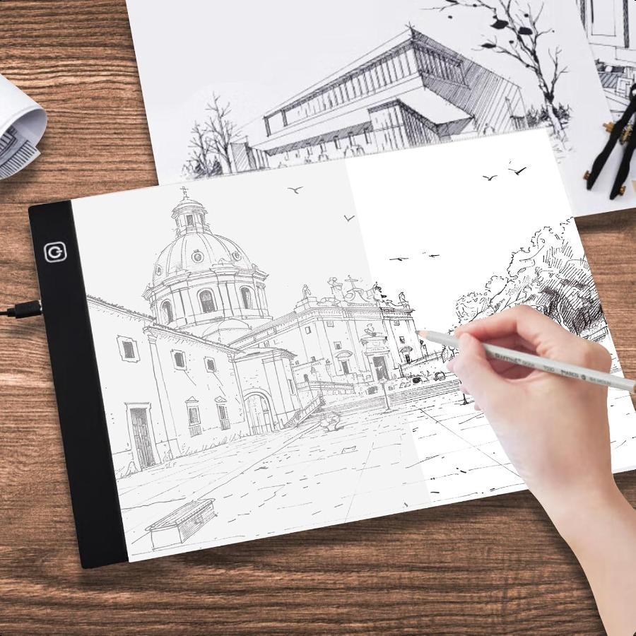 

Crehatos 8.5 x 11 Прозрачная калька 100 листов 38 фунтов 60 г/м² Веленевая художественная бумага United States