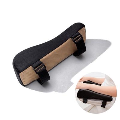 1Pair Soft Chair Armrest Pad with Adjustable Straps Comfortable Chair Elbow Pillows Pad Non-Slip Chair Armrest Cushion Sofa