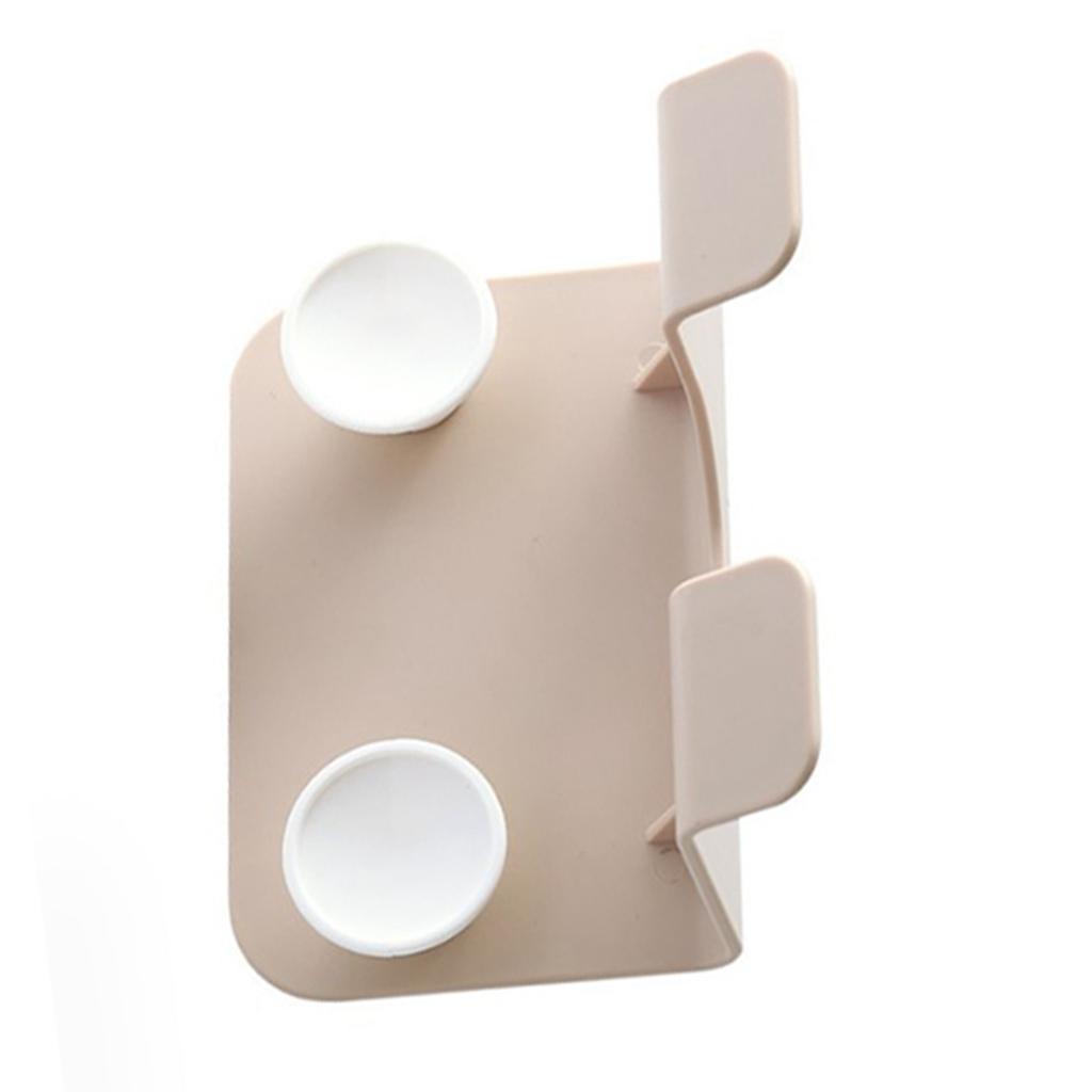 Hair Dryer Holder Wall Mounted Hanger No Punching Bathroom Storage Organizer Rack