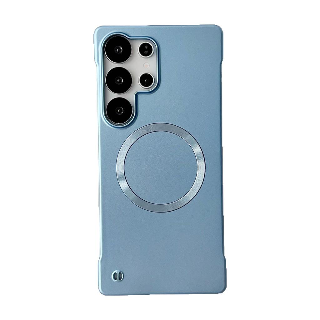 [Frameless Metallic Paint Magnetic Case] Suitable for S25U/S24/S23 Mobile Phone Case, Simple Heat Dissipation and Magnetic Charging