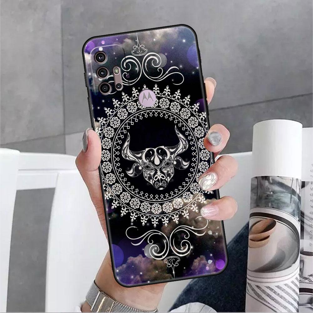 

Чехол для Motorola G30 G60 G9 Play One Fusion Plus Edge 20 G8 Power Lite G22 G50 G51 G71, чехол для телефона Мандала 12 созвездий Moto Edge