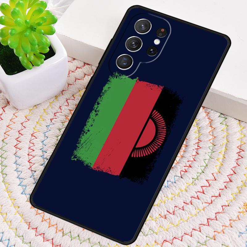 Malawi Flag Silicone Phone Case For Samsung Galaxy note 10 pro S26 S25 S24 S23 S22 S21 Plus S25Ultra Capa Cover