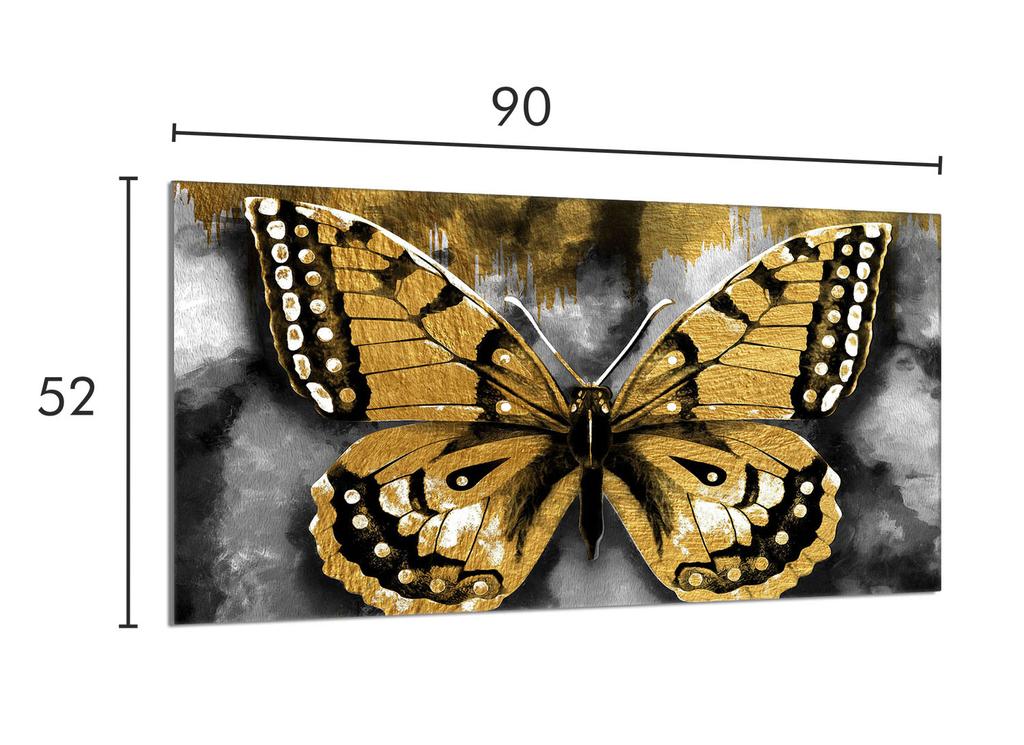 Szklana Płyta Ochronna Na Kuchenkę 90x52 Motyl