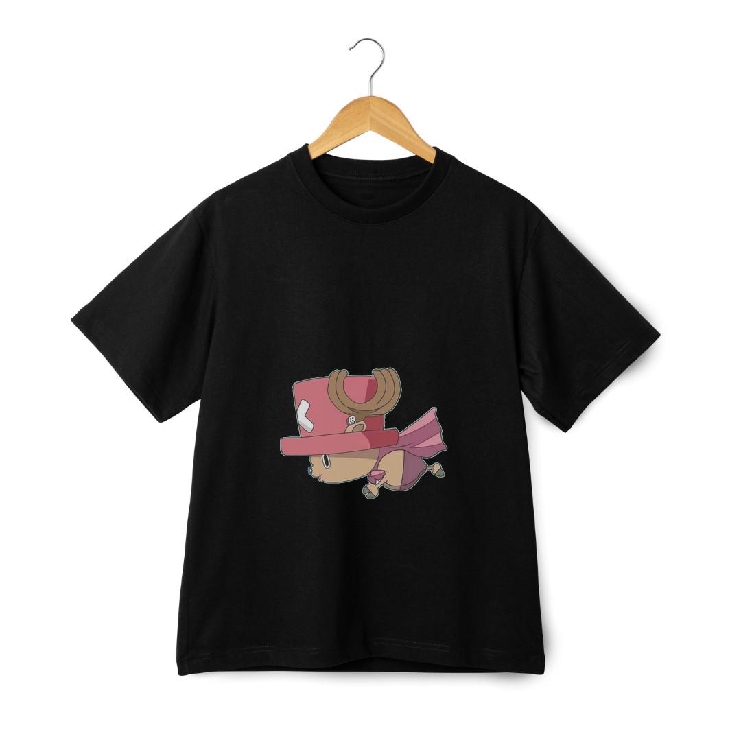 One Piece Chopper Running Pose T-Shirt Mens Womens Tees Top - Anime Graphic Streetwear Tee XL