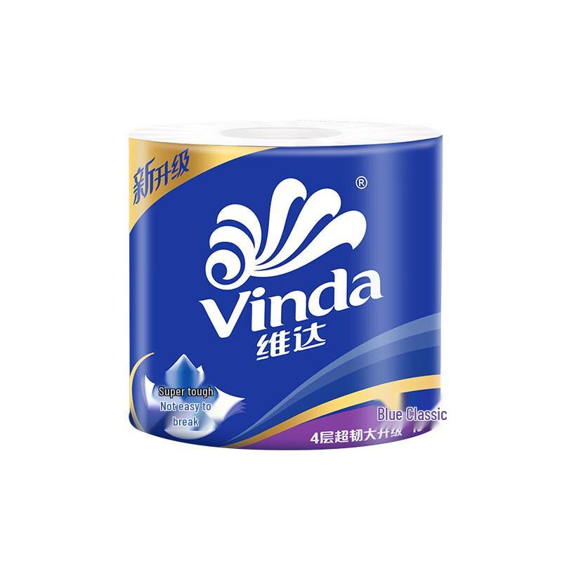 Vinda Blue Classic 4-Ply Toilet Paper Rolls