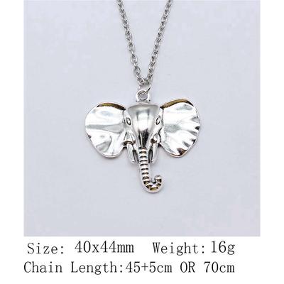 Gifts For Women New In Necklaces Elephant 45cm Or 70cm Long Chain Necklace Cheap Things