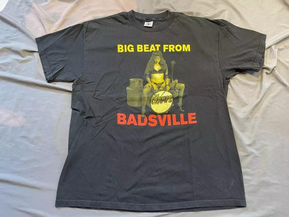 

The Cramps Big Beat From Badsville Black Unisex TShirt Reprint S5XL Unisex T-Shirt XXXL