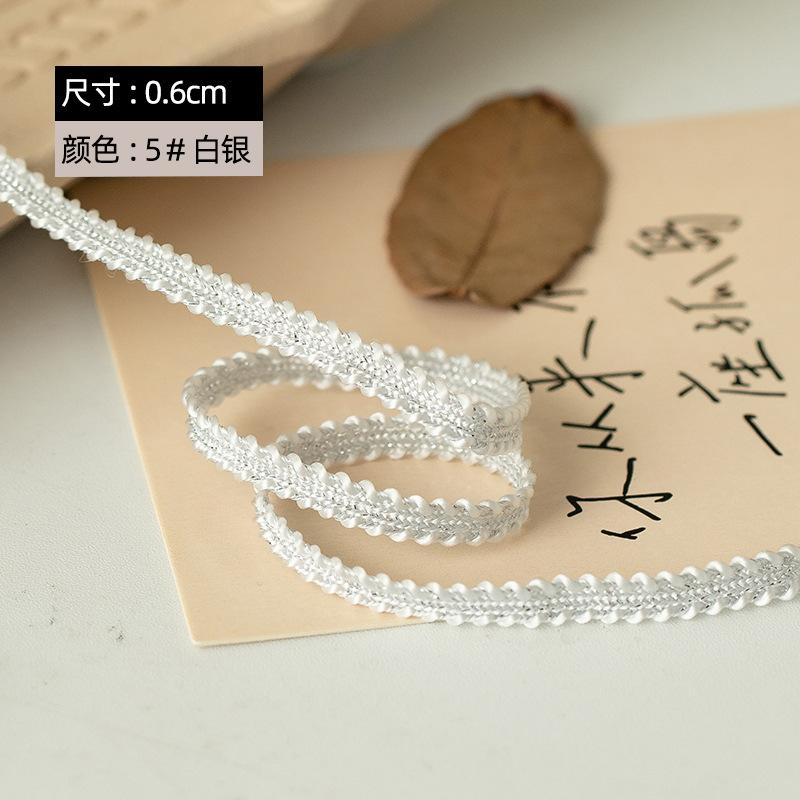 0.4/0 Gold And Silver Bulletless Small Fragrant Wind, Exquisite Keel Snake Belly Rope Clothing Decorative Belt