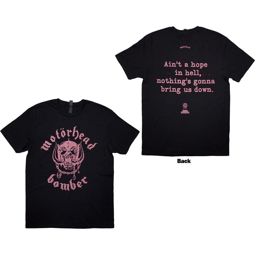 Motörhead Bomber Lyric T-Shirt Black New S
