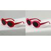 123Pcs Fashionable Oval Frame Glasses With Retro Academic Style Suitable For Street Pography And As A Holiday Gift