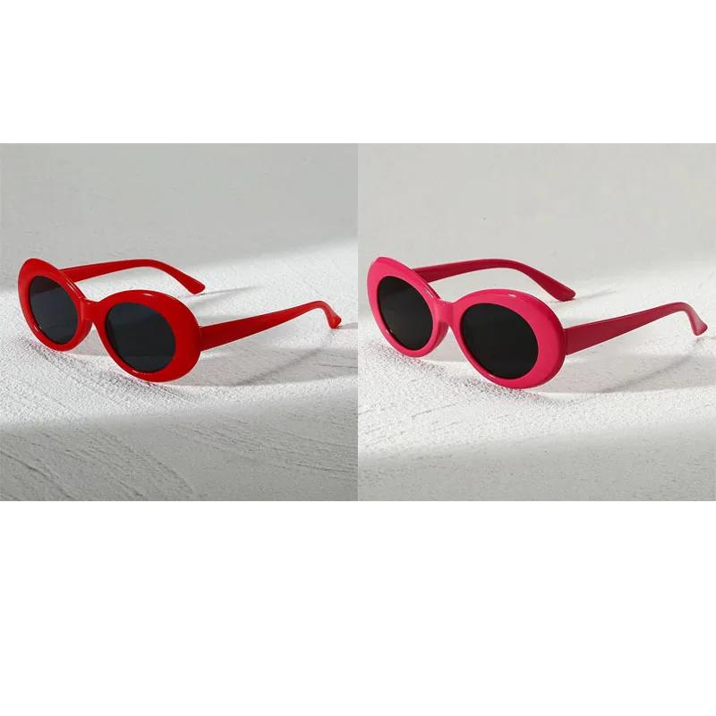 123Pcs Fashionable Oval Frame Glasses With Retro Academic Style Suitable For Street Pography And As A Holiday Gift