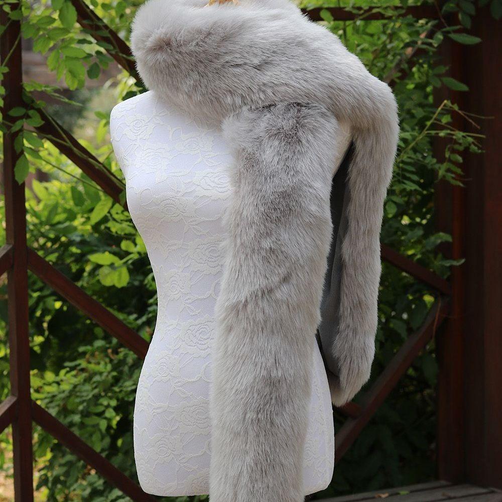 Winter Kunstfellschal Fuchs Verdickter Nerzschal Schal Schal Ausländischer Stil Warm Langer Fellkragen Schal