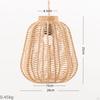 Woven Lampshade Pendant Light for Modern Home Decor