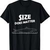 Fish Size Chart Does Matter Funny Fishing Fisherman T-Shirt