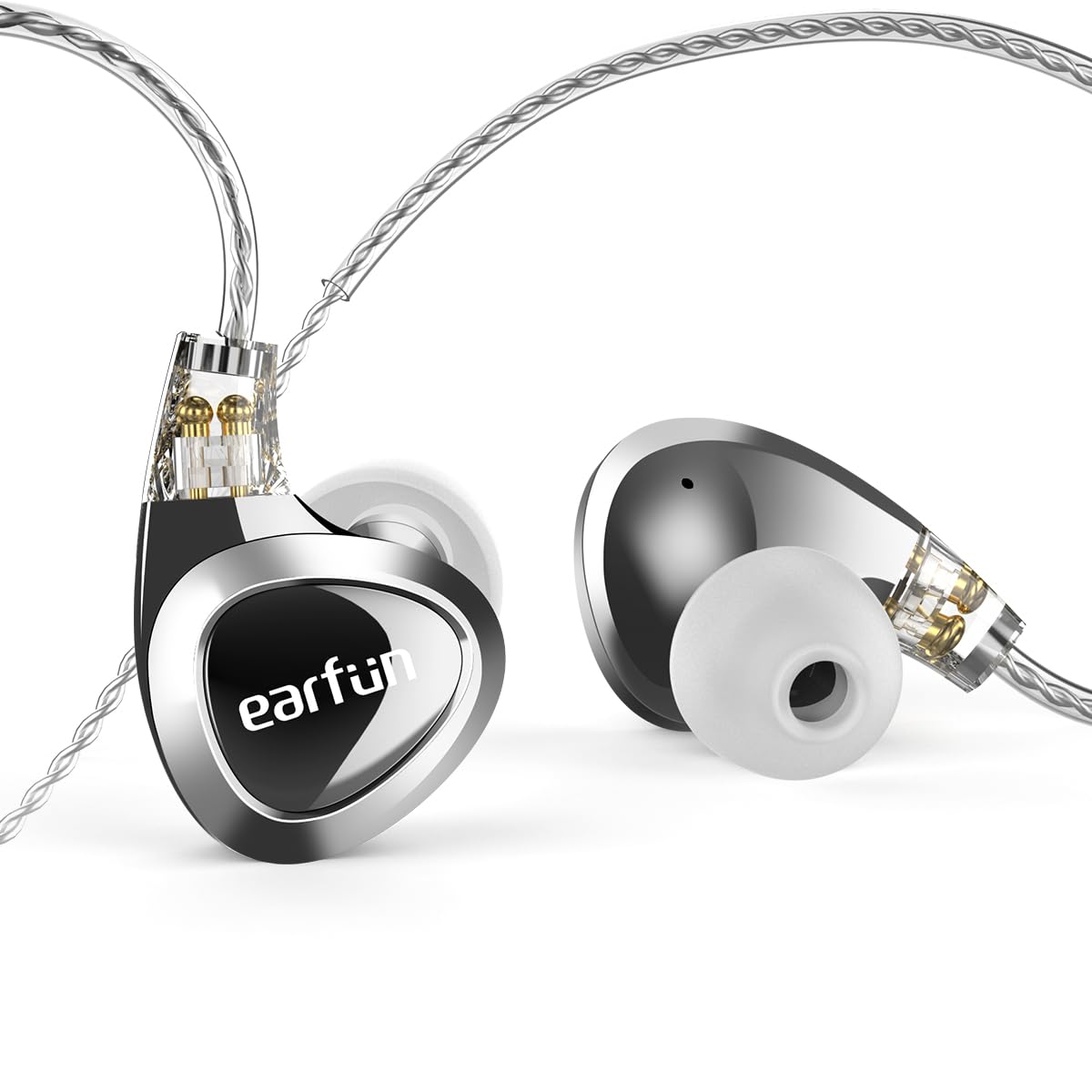 

EarFun EH100 Полегшена початкова модель Потрійний гібридний дротовий звук Сертифіковані магнітні вушні навушники Hi-Fi 2DD+1BA Навушники/Висока ізоляція/Канал