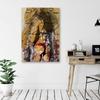 Canvas Print, Woman In Vintage Bikini