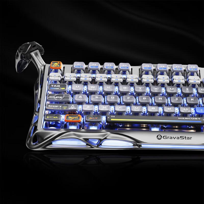 GravaStar K1 PRO 75-Key Tri-Mode Gasket Mechanical Gaming Keyboard
