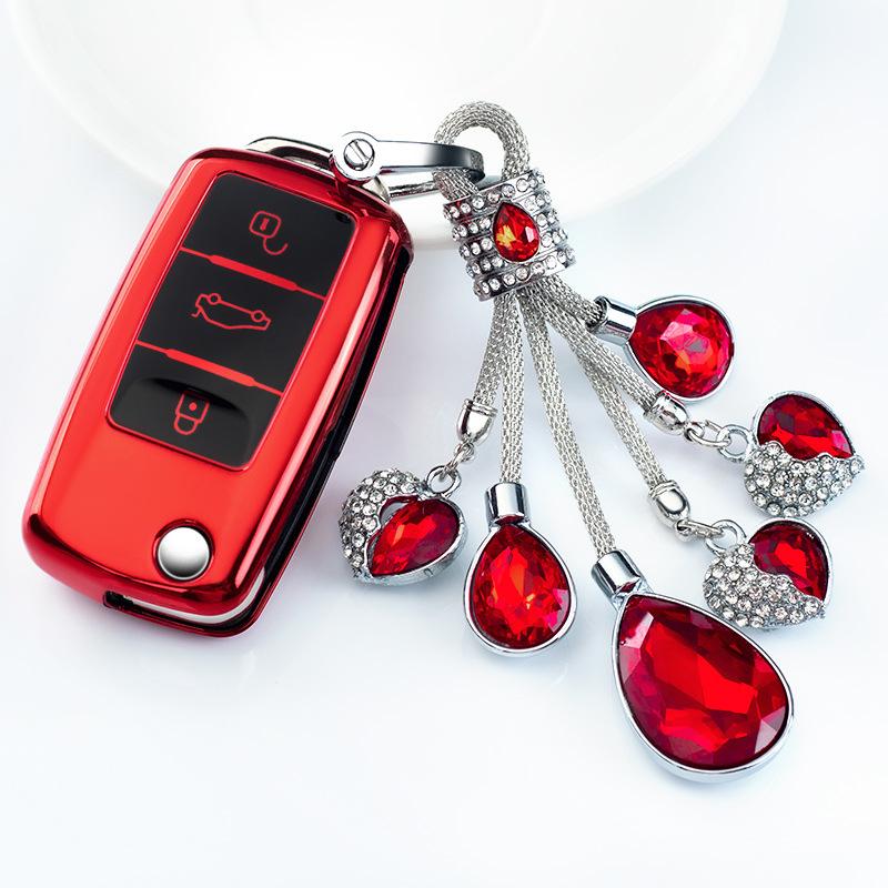 Applicable To Volkswagen Key Case Cover Buckle Case Gran Lavida New Sagitar C- Trek Bora Lavida JettapoloTiguan
